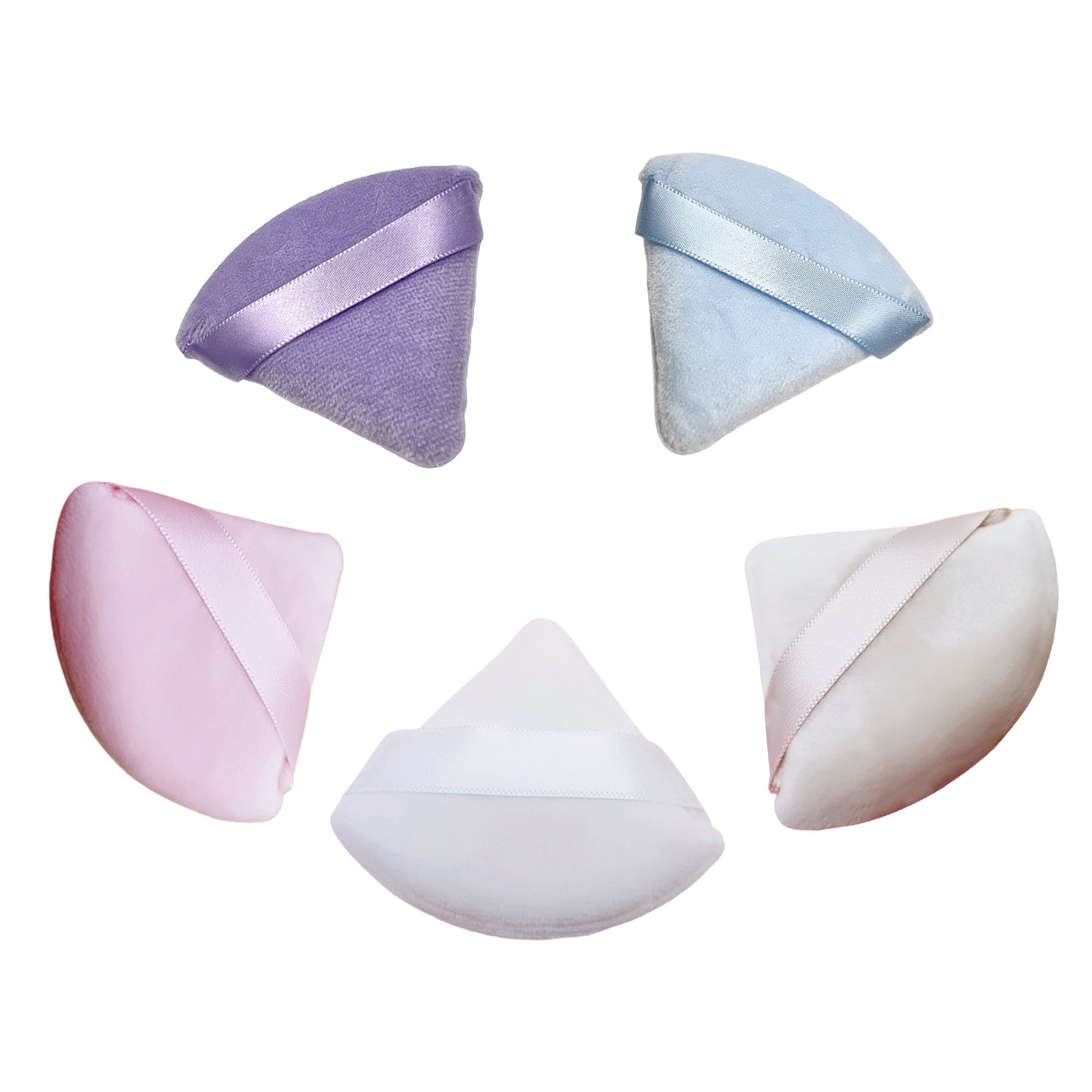 5 Color Triangle Powder Puff Makeup Sponge Cosmetic Foundation Sponge Beauty Makeup Tool