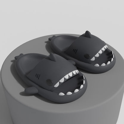 Adult's Slippers Tide Indoor And Outdoor Funny Shark Slippers