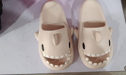 Adult's Slippers Tide Indoor And Outdoor Funny Shark Slippers